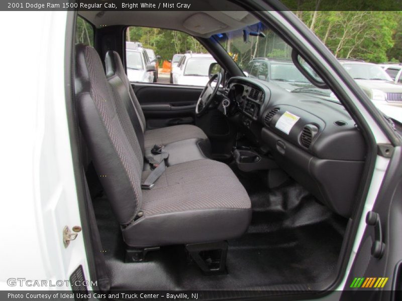 Bright White / Mist Gray 2001 Dodge Ram 1500 Regular Cab