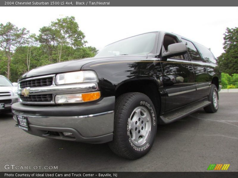 Black / Tan/Neutral 2004 Chevrolet Suburban 1500 LS 4x4