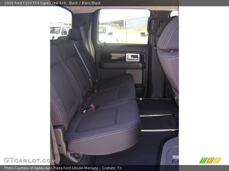 Black / Black/Black 2009 Ford F150 FX4 SuperCrew 4x4