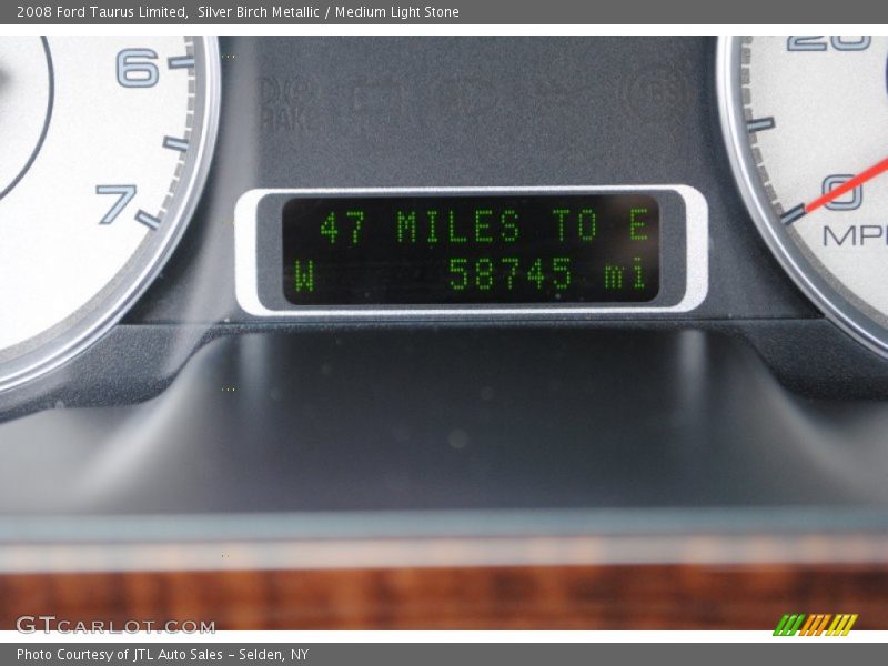Silver Birch Metallic / Medium Light Stone 2008 Ford Taurus Limited
