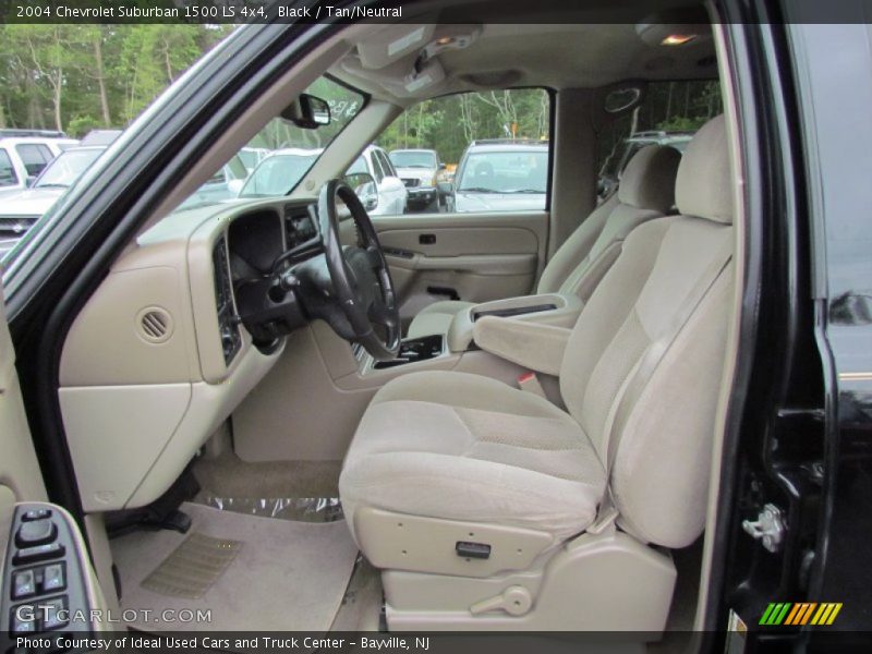 Black / Tan/Neutral 2004 Chevrolet Suburban 1500 LS 4x4