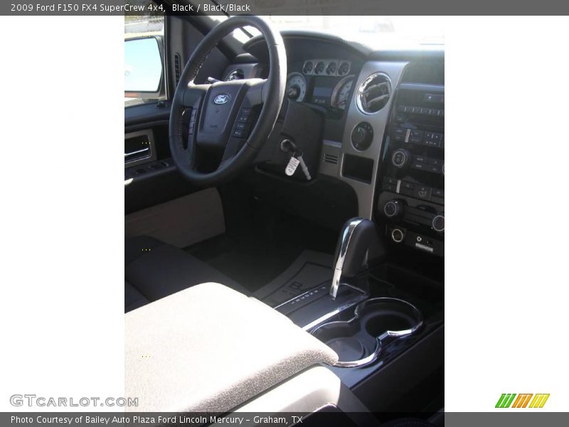 Black / Black/Black 2009 Ford F150 FX4 SuperCrew 4x4
