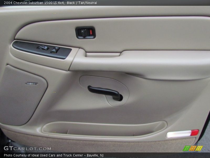 Black / Tan/Neutral 2004 Chevrolet Suburban 1500 LS 4x4