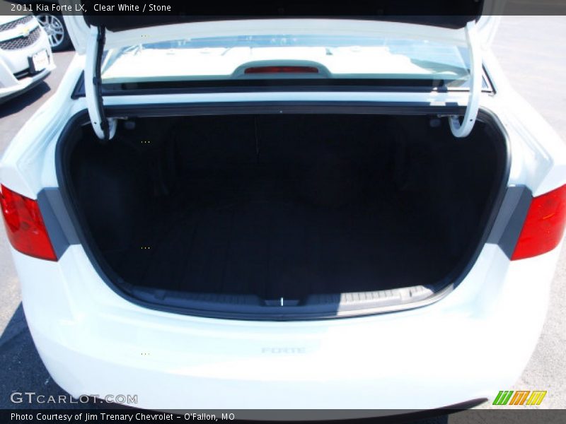 Clear White / Stone 2011 Kia Forte LX