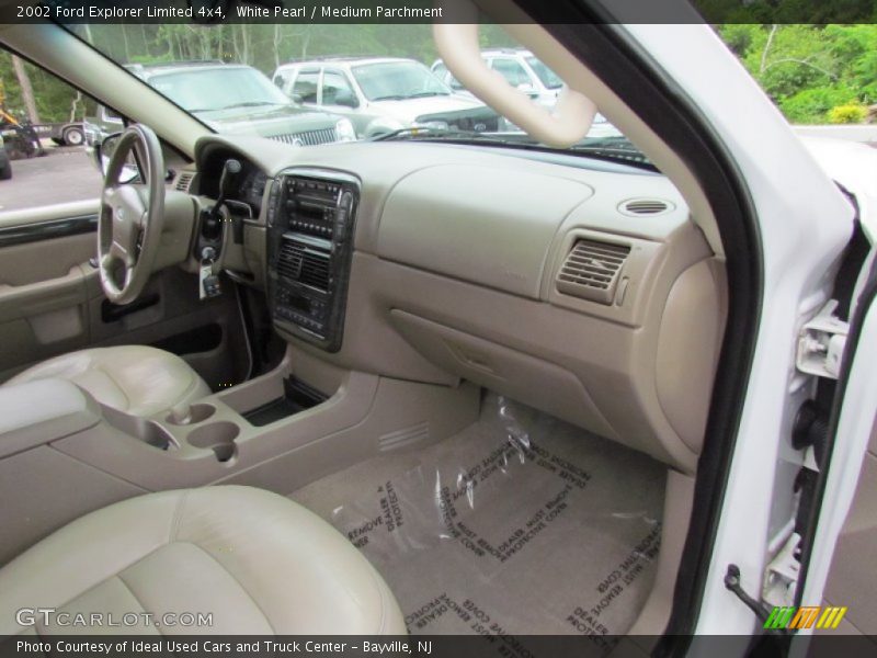 White Pearl / Medium Parchment 2002 Ford Explorer Limited 4x4