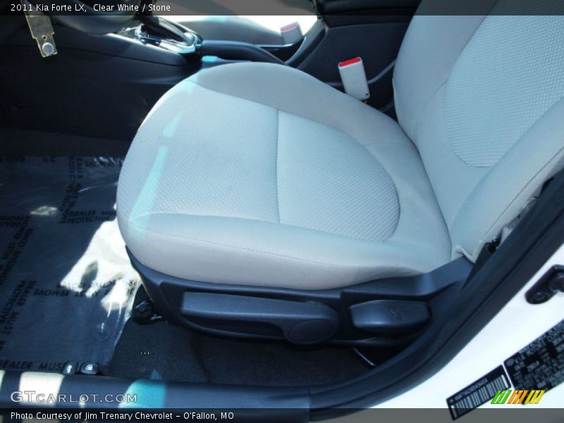 Clear White / Stone 2011 Kia Forte LX
