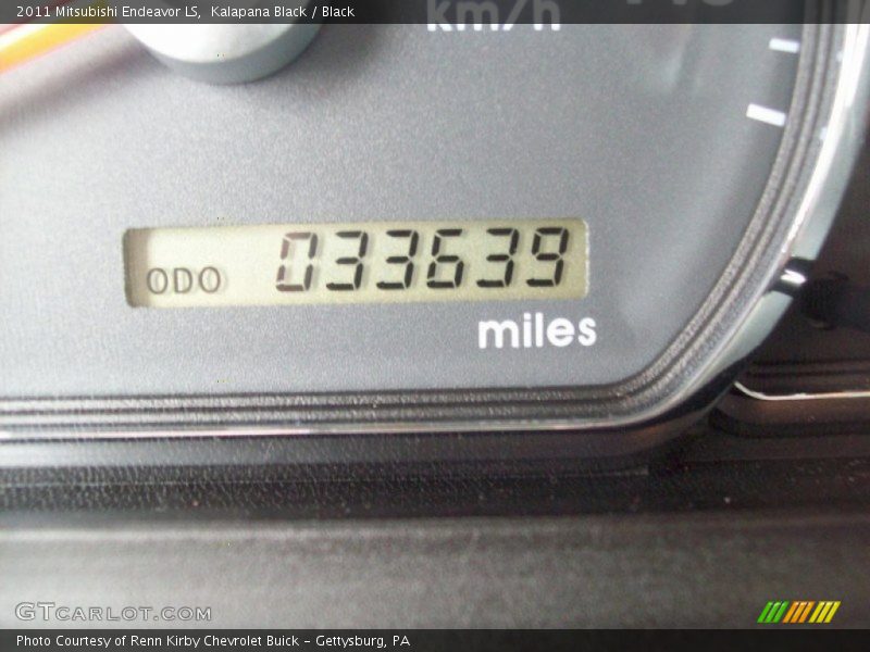 Kalapana Black / Black 2011 Mitsubishi Endeavor LS