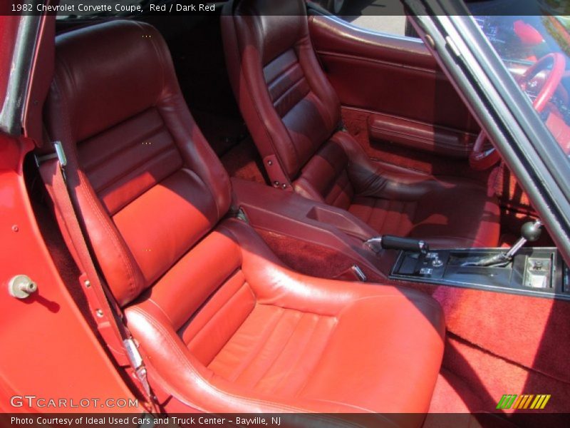 Front Seat of 1982 Corvette Coupe