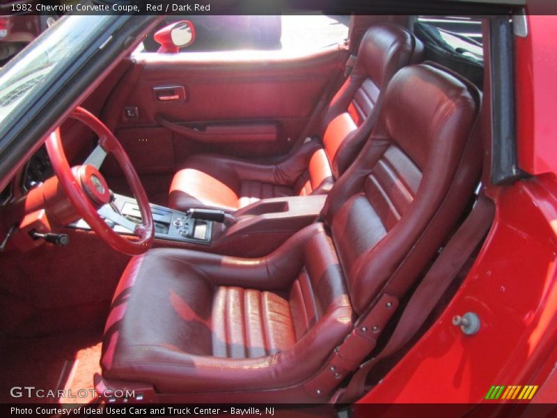  1982 Corvette Coupe Dark Red Interior