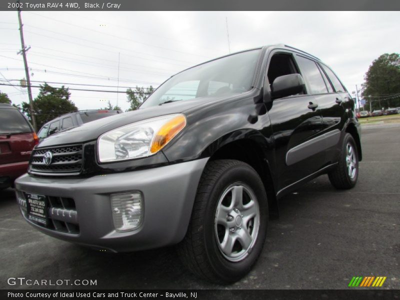 Black / Gray 2002 Toyota RAV4 4WD