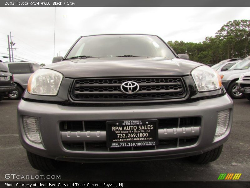 Black / Gray 2002 Toyota RAV4 4WD