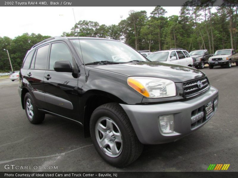Black / Gray 2002 Toyota RAV4 4WD