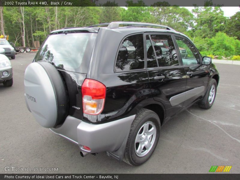 Black / Gray 2002 Toyota RAV4 4WD