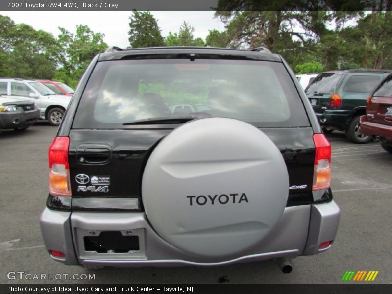 Black / Gray 2002 Toyota RAV4 4WD