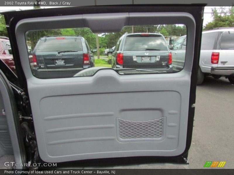 Black / Gray 2002 Toyota RAV4 4WD