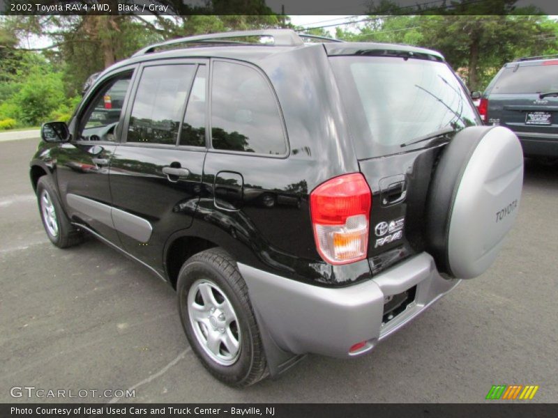 Black / Gray 2002 Toyota RAV4 4WD