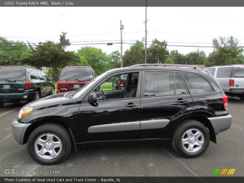 Black / Gray 2002 Toyota RAV4 4WD