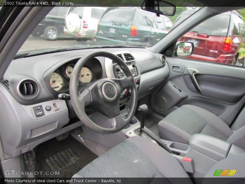 Black / Gray 2002 Toyota RAV4 4WD