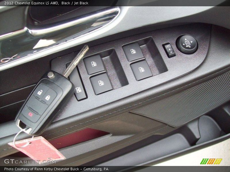 Black / Jet Black 2012 Chevrolet Equinox LS AWD