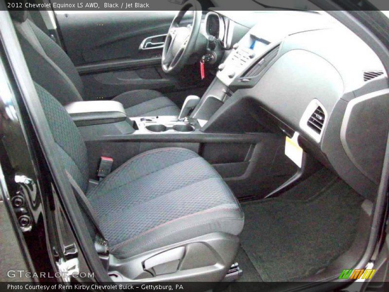 Black / Jet Black 2012 Chevrolet Equinox LS AWD