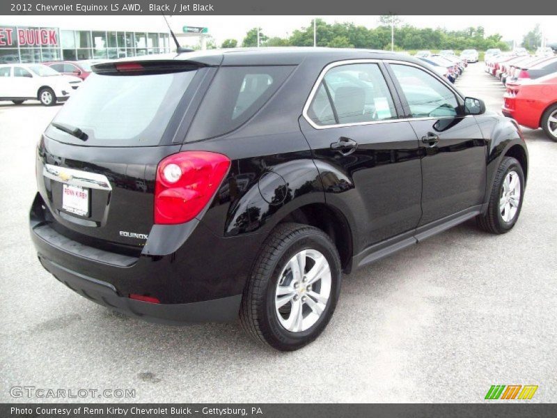Black / Jet Black 2012 Chevrolet Equinox LS AWD