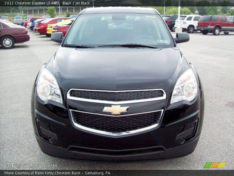 Black / Jet Black 2012 Chevrolet Equinox LS AWD