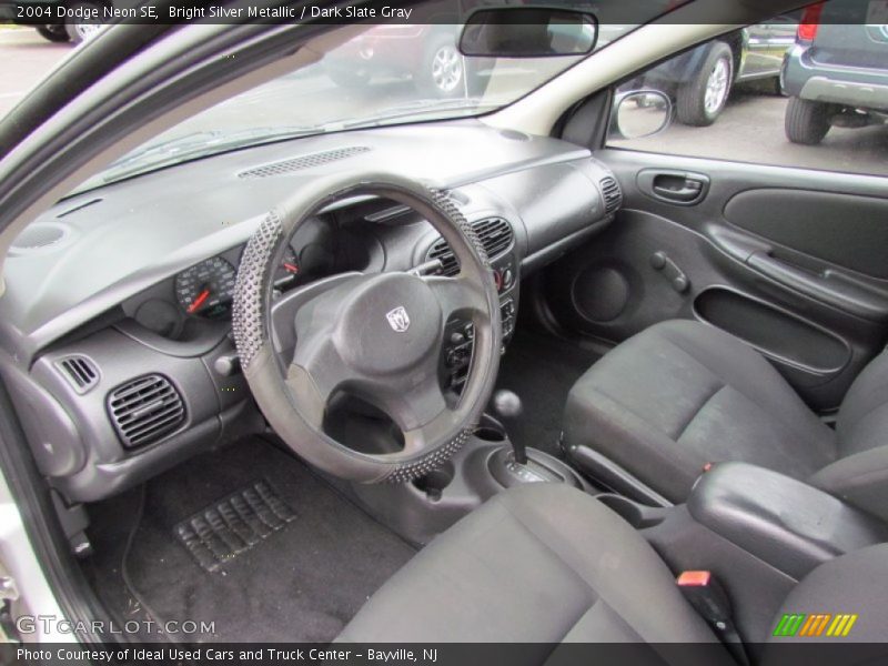 Bright Silver Metallic / Dark Slate Gray 2004 Dodge Neon SE