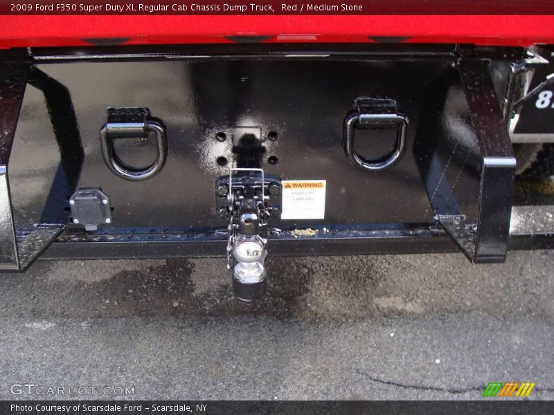 Red / Medium Stone 2009 Ford F350 Super Duty XL Regular Cab Chassis Dump Truck