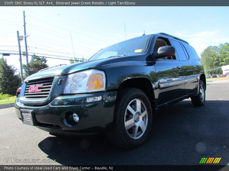 Emerald Jewel Green Metallic / Light Tan/Ebony 2005 GMC Envoy XL SLT 4x4