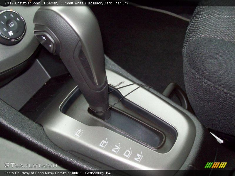 Summit White / Jet Black/Dark Titanium 2012 Chevrolet Sonic LT Sedan