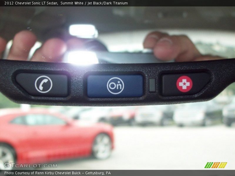 Summit White / Jet Black/Dark Titanium 2012 Chevrolet Sonic LT Sedan