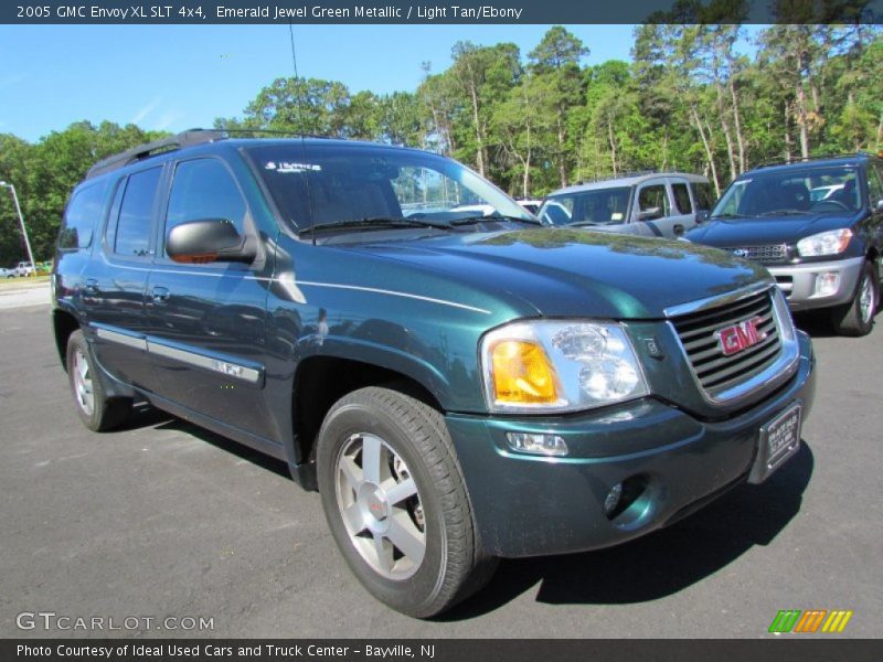 Emerald Jewel Green Metallic / Light Tan/Ebony 2005 GMC Envoy XL SLT 4x4