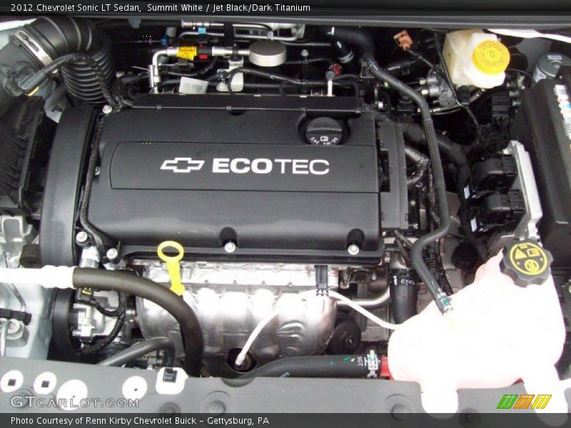 Summit White / Jet Black/Dark Titanium 2012 Chevrolet Sonic LT Sedan