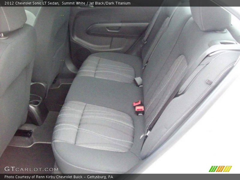 Summit White / Jet Black/Dark Titanium 2012 Chevrolet Sonic LT Sedan