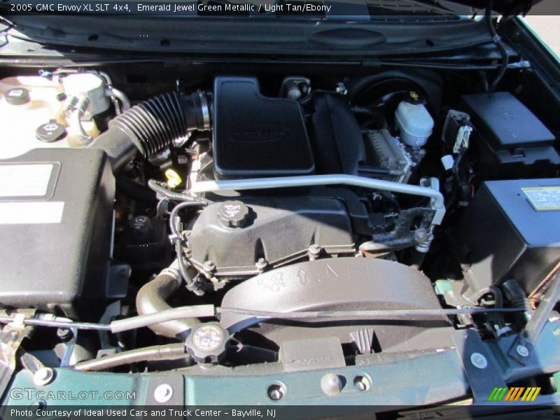 Emerald Jewel Green Metallic / Light Tan/Ebony 2005 GMC Envoy XL SLT 4x4