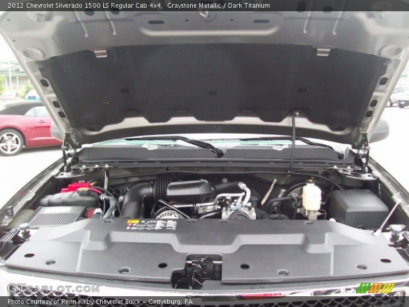 Graystone Metallic / Dark Titanium 2012 Chevrolet Silverado 1500 LS Regular Cab 4x4