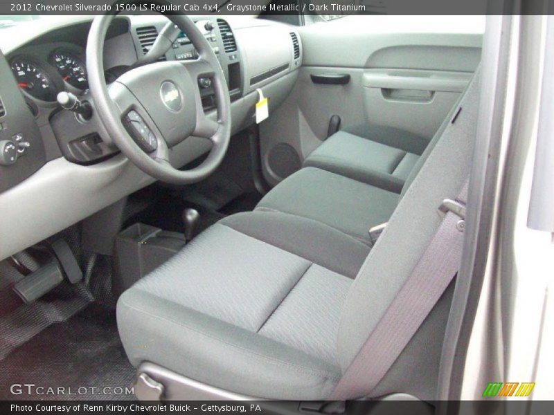 Graystone Metallic / Dark Titanium 2012 Chevrolet Silverado 1500 LS Regular Cab 4x4