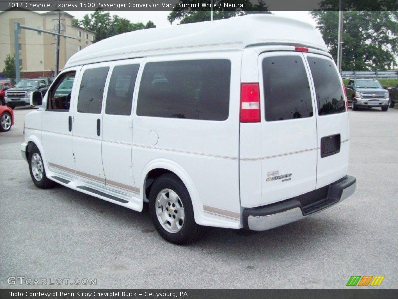  2012 Express 1500 Passenger Conversion Van Summit White