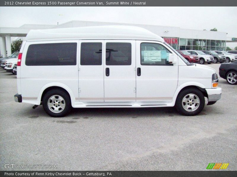 Summit White / Neutral 2012 Chevrolet Express 1500 Passenger Conversion Van