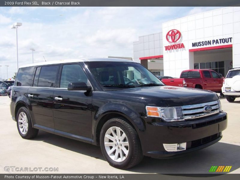 Black / Charcoal Black 2009 Ford Flex SEL