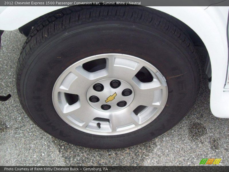  2012 Express 1500 Passenger Conversion Van Wheel