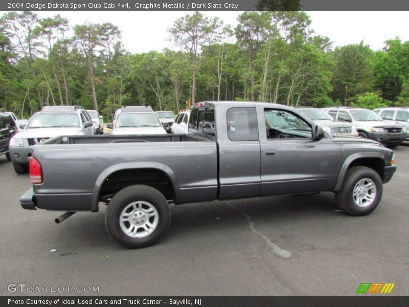 Graphite Metallic / Dark Slate Gray 2004 Dodge Dakota Sport Club Cab 4x4