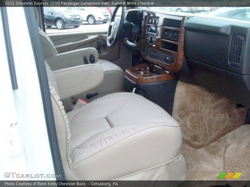 Summit White / Neutral 2012 Chevrolet Express 1500 Passenger Conversion Van