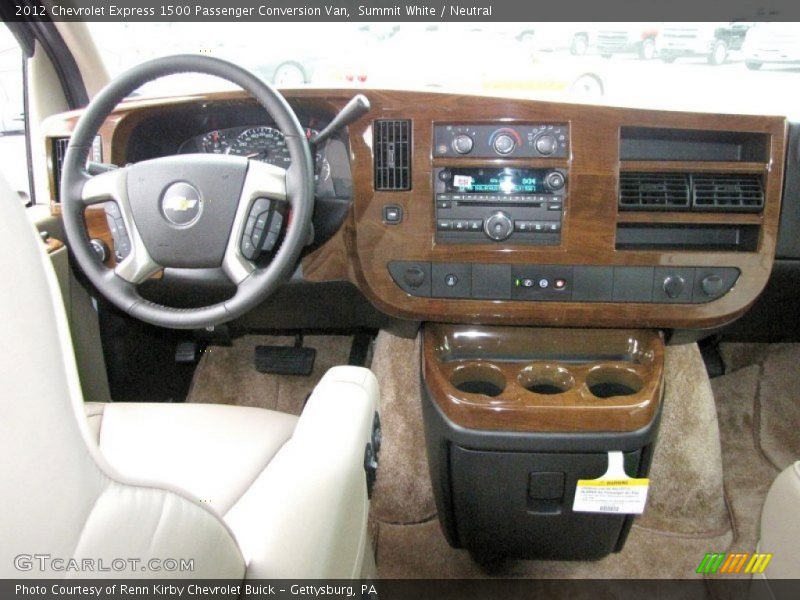 Dashboard of 2012 Express 1500 Passenger Conversion Van