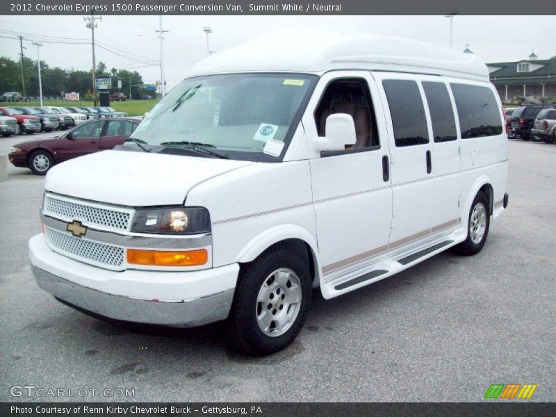 Front 3/4 View of 2012 Express 1500 Passenger Conversion Van