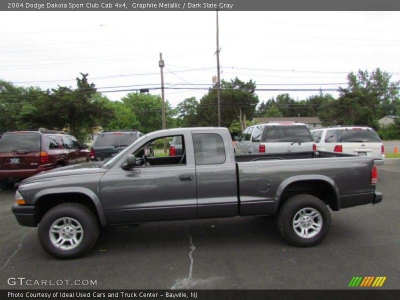 Graphite Metallic / Dark Slate Gray 2004 Dodge Dakota Sport Club Cab 4x4