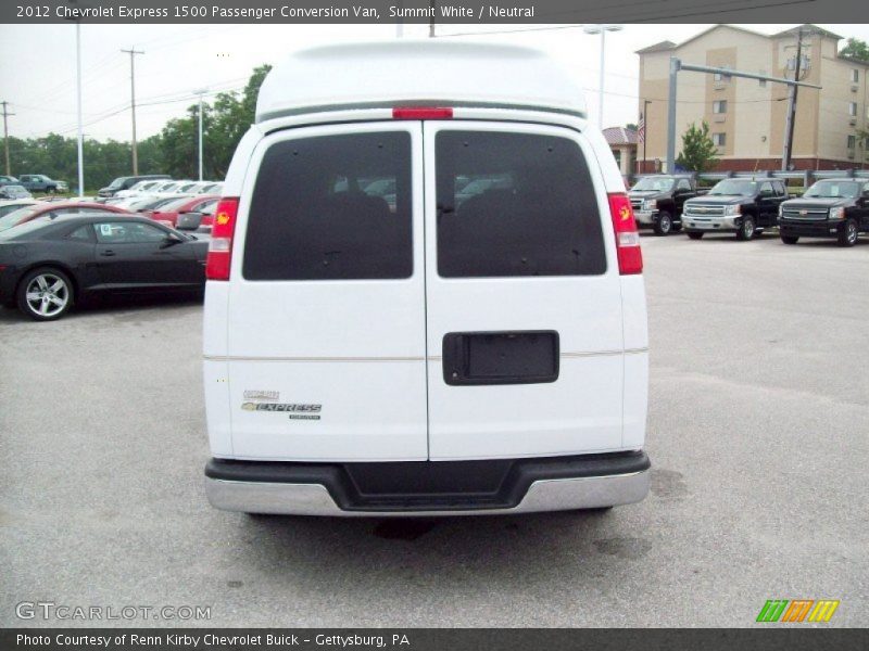 Summit White / Neutral 2012 Chevrolet Express 1500 Passenger Conversion Van