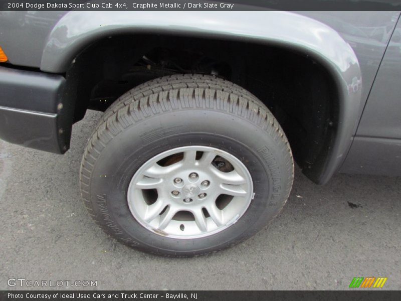 Graphite Metallic / Dark Slate Gray 2004 Dodge Dakota Sport Club Cab 4x4