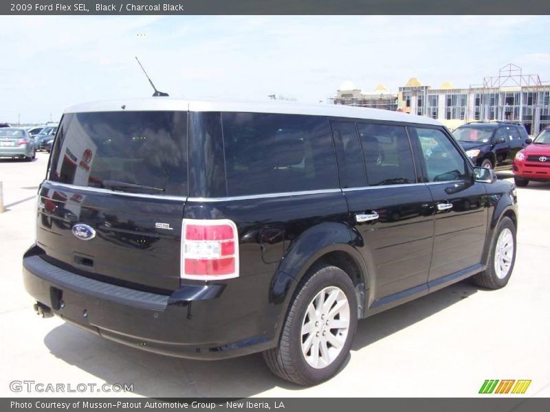 Black / Charcoal Black 2009 Ford Flex SEL