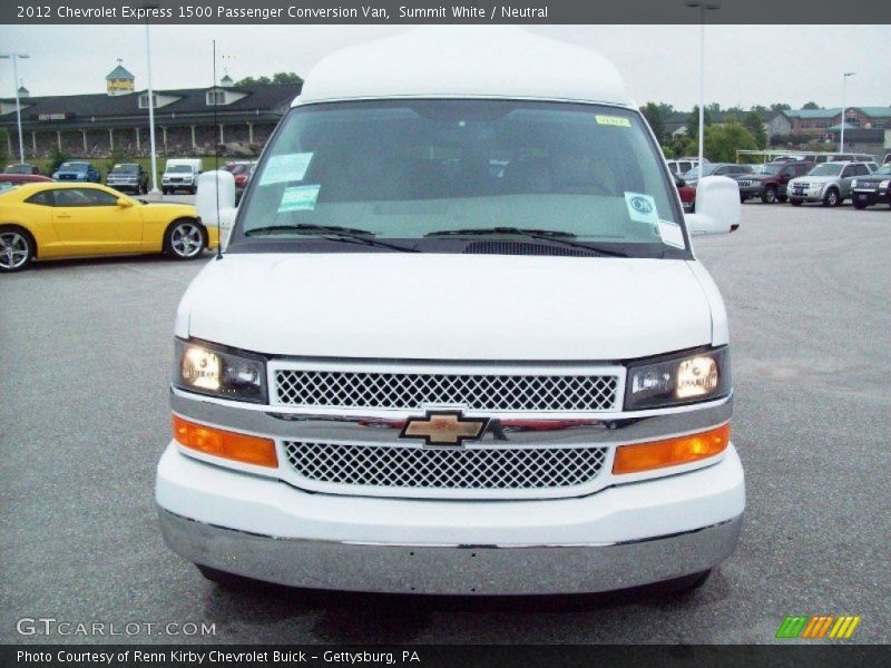 Summit White / Neutral 2012 Chevrolet Express 1500 Passenger Conversion Van